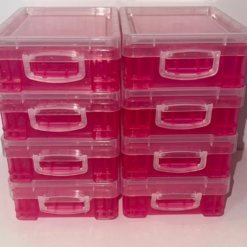 Pink Mini Storage Cases